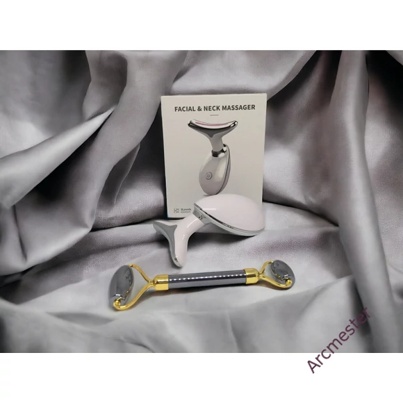 Ajándékcsomag: Arc- és nyakfeszesítő és Terahertz arc- és szemmasszírozó