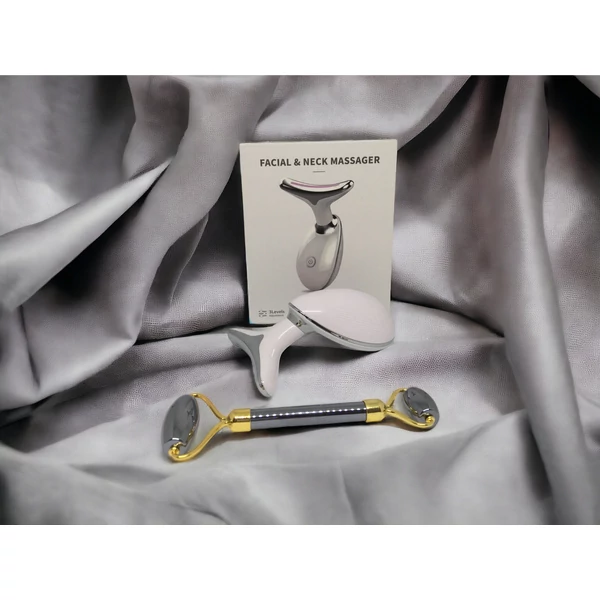 Ajándékcsomag: Arc- és nyakfeszesítő és Terahertz arc- és szemmasszírozó